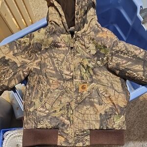 Carhartt Woodland Camo Hooded Jacket